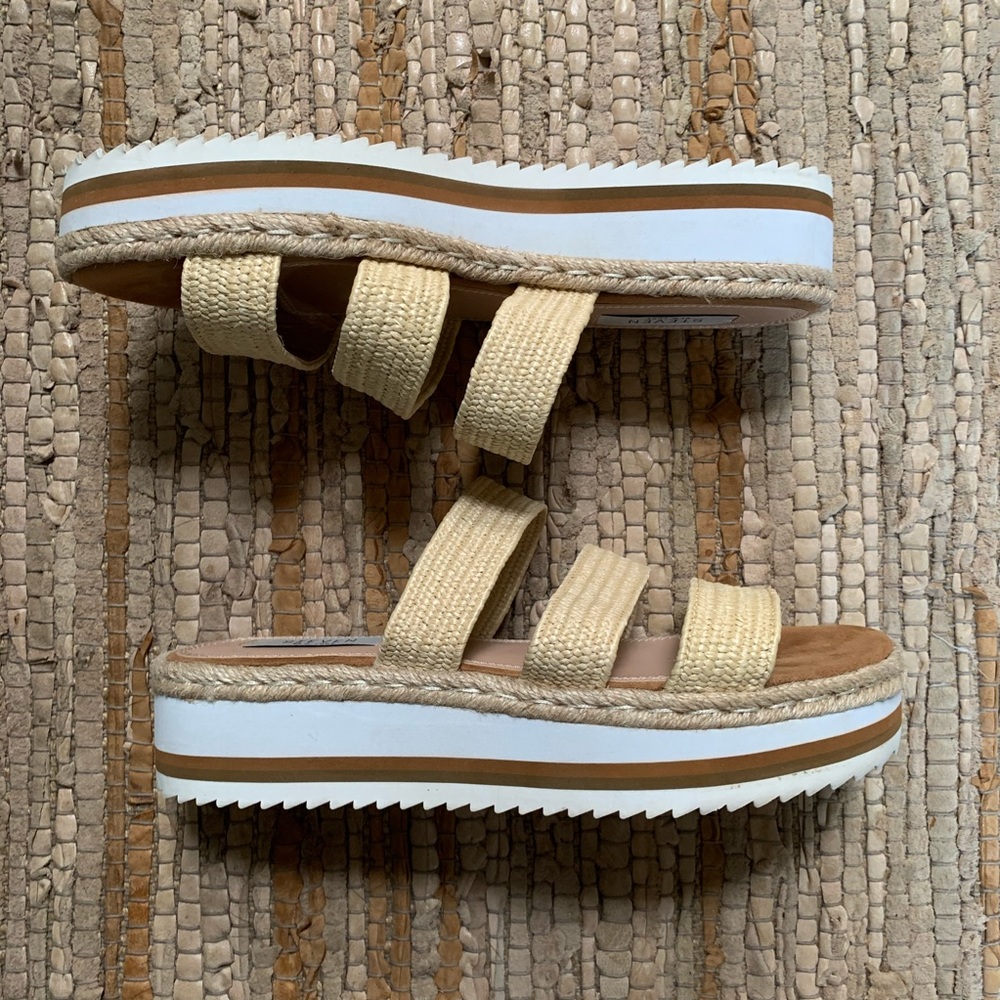 Lancey Natural Multi Strap Slide Sandal - Picture 3 of 8